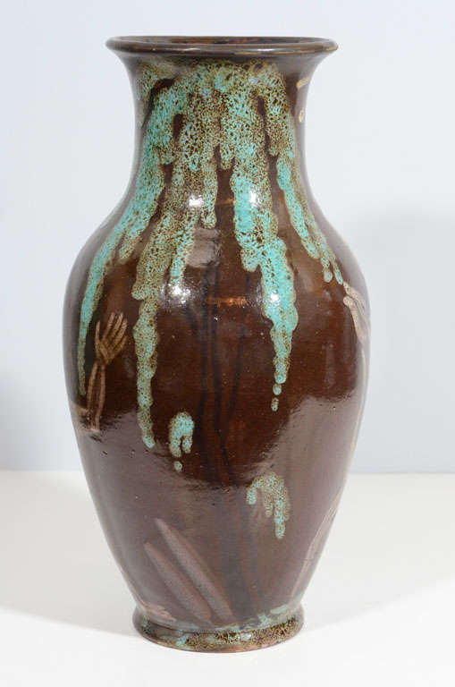 Mid-Century Modern Incredible Hungarian Modernist Vase/Lamp by Istvan Gador For Sale