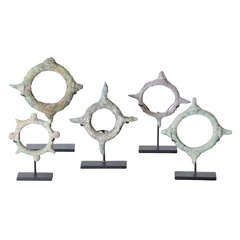 Set of Five Bronze Bracelets