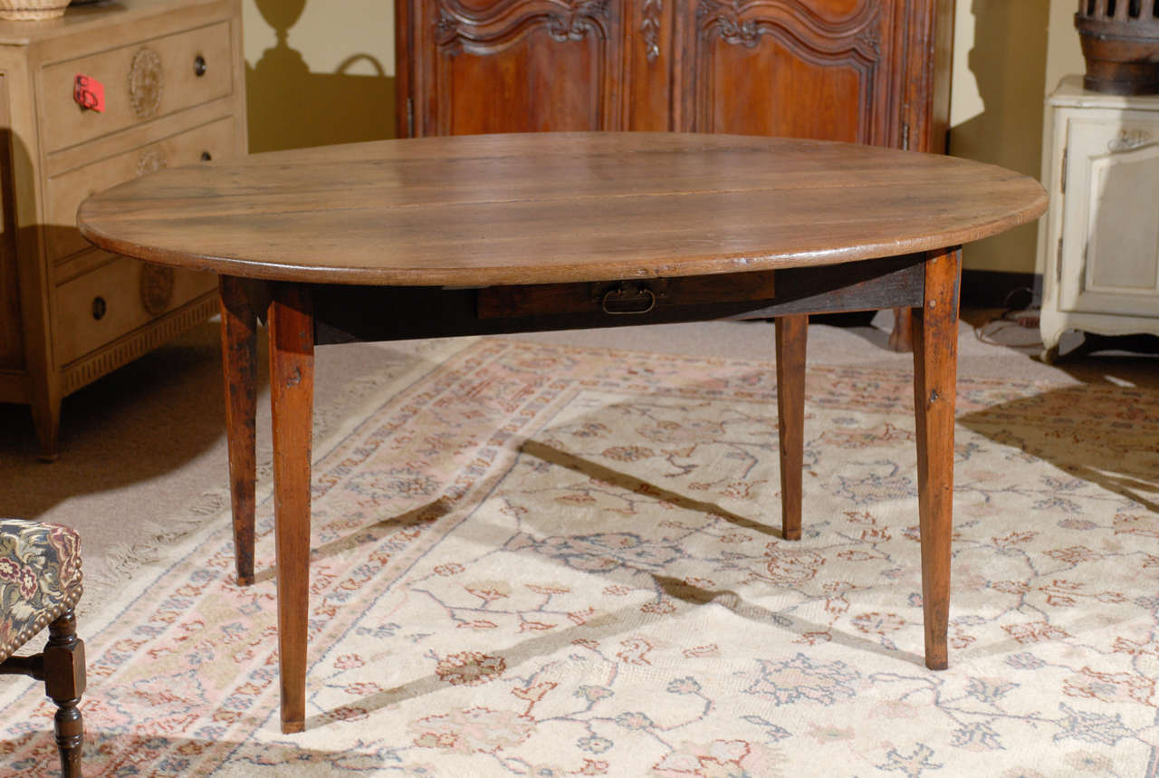 Antique French Oval Dining Table 2