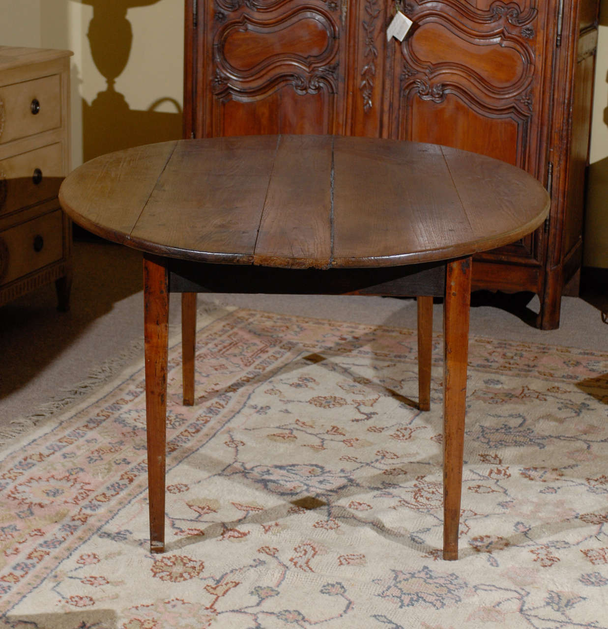 Antique French Oval Dining Table 4