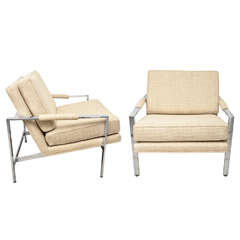 Pair of Milo Baughman Chairs