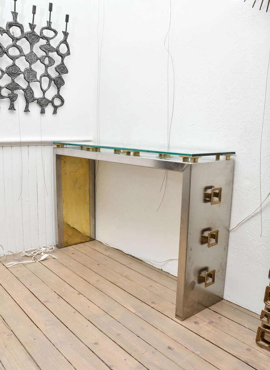 Sculptural Console Table at 1stdibs