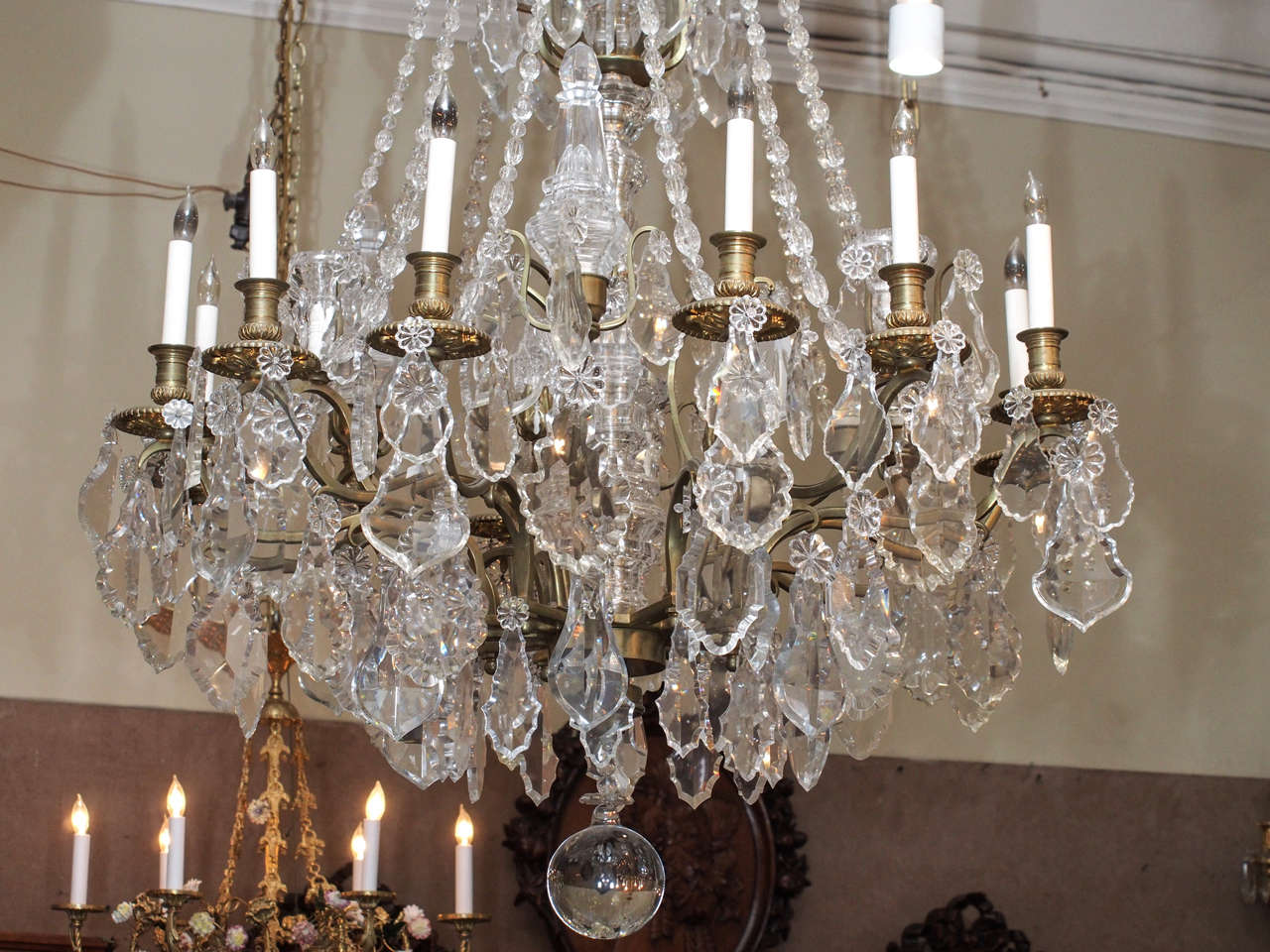 Antique French Louis XVI Baccarat Crystal Chandelier 1