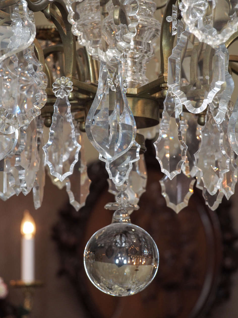 Antique French Louis XVI Baccarat Crystal Chandelier 2