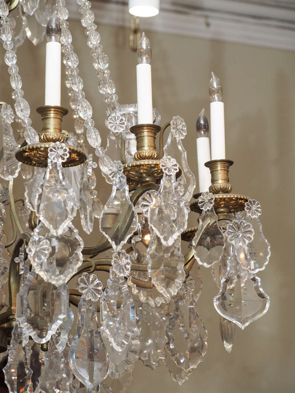 Antique French Louis XVI Baccarat Crystal Chandelier 3