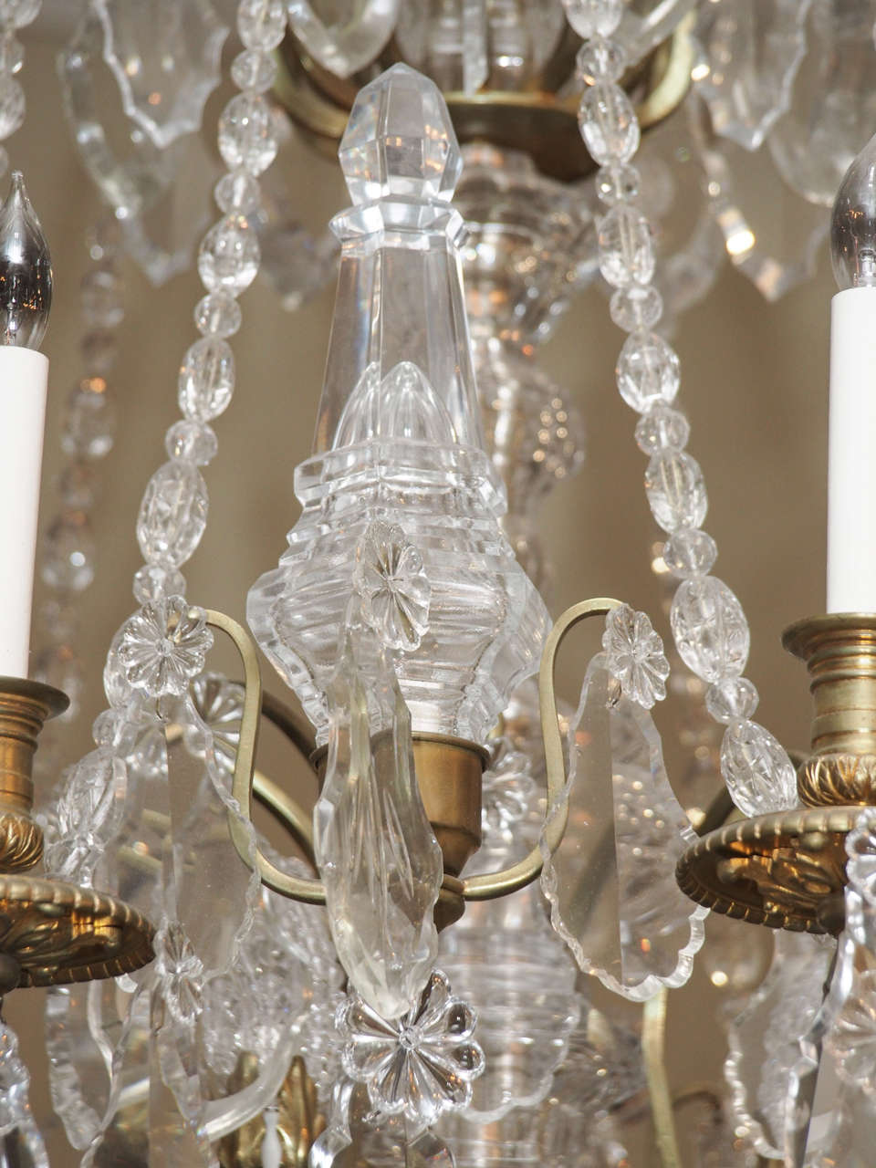 Antique French Louis XVI Baccarat Crystal Chandelier 4