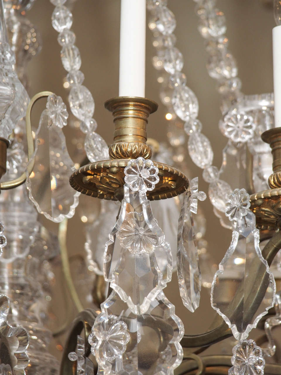 Antique French Louis XVI Baccarat Crystal Chandelier 5