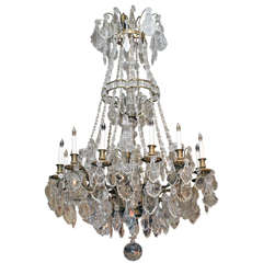 Antique French Louis XVI Baccarat Crystal Chandelier