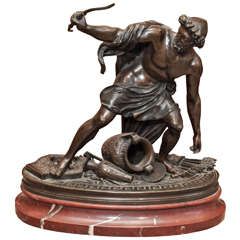 19th C. French "Grand Tour" Bronze of Apollo 8