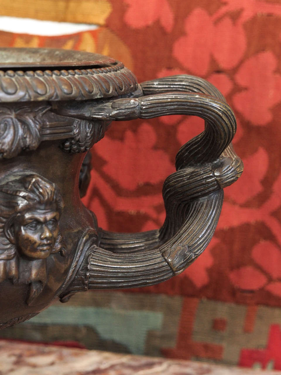 Pair of Grand Tour Warwick Vase at 1stDibs