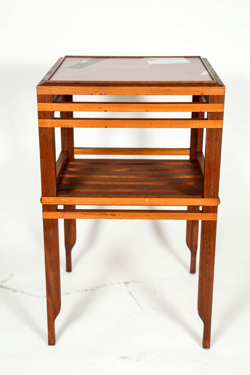 Pair of MidCentury Modern Design End Tables or Studio Tables For Sale