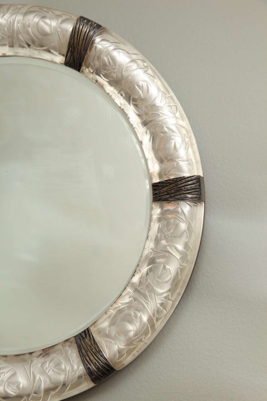 A Rare Rene Lalique Wall Mirror 