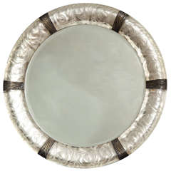 A Rare Rene Lalique Wall Mirror "Epines"