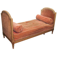 Antique 19th Century Gilded Daybed