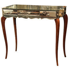 Mirrored French Desk