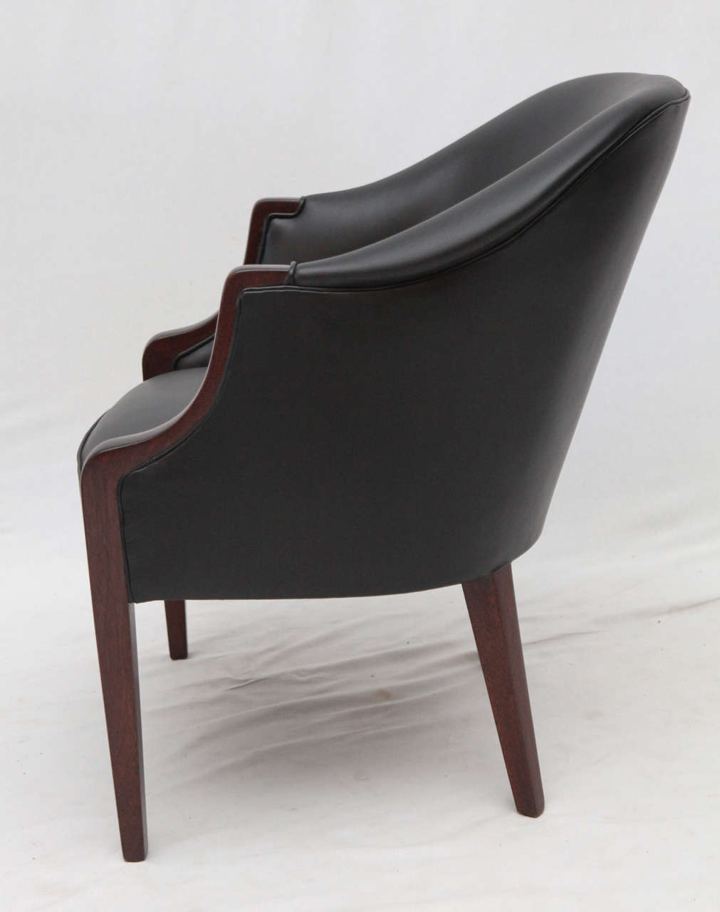 Leather Danish Club Chair For Sale