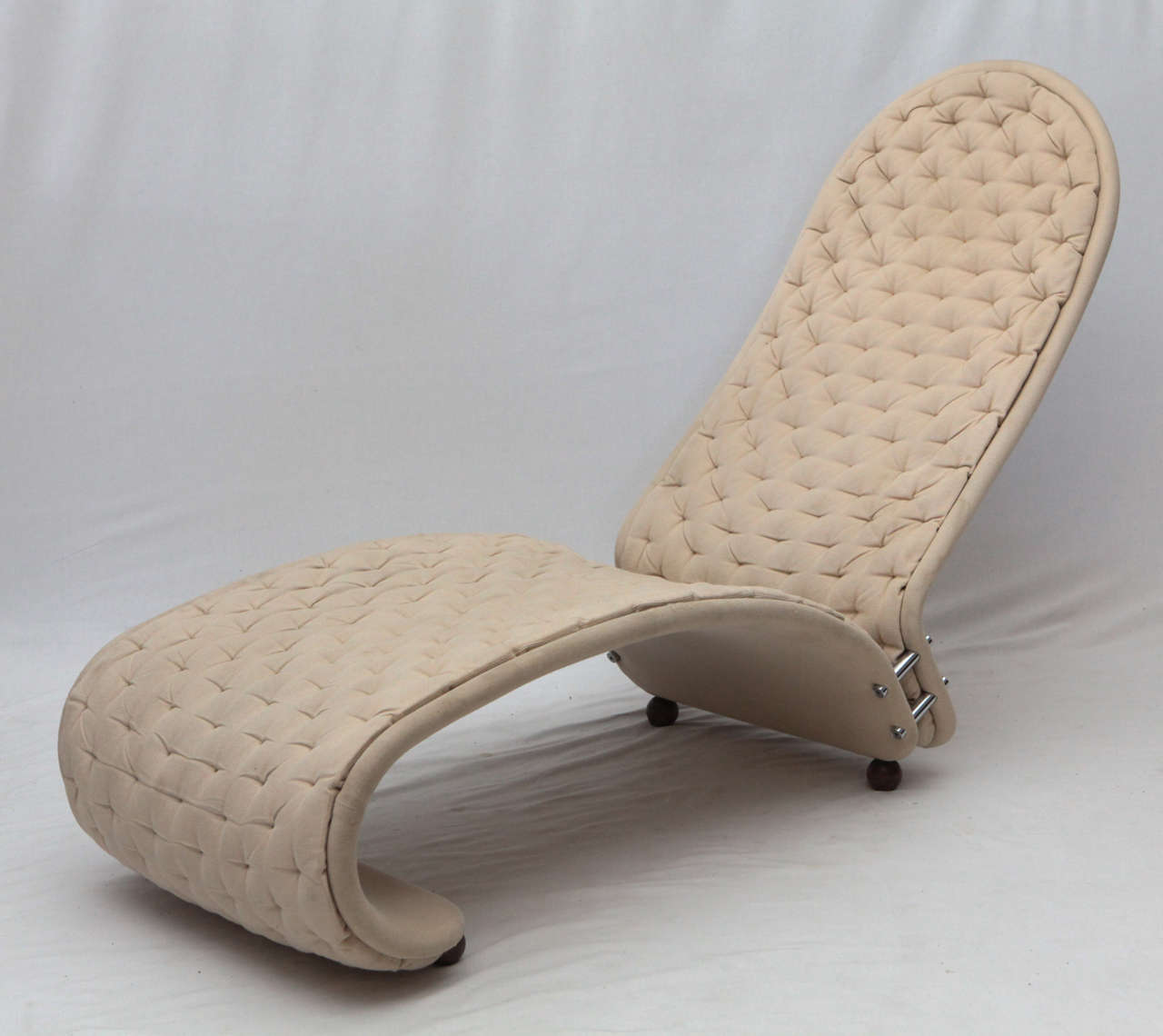 Verner Panton chaise from the system 1-2-3 series produced By Fritz Hansen.  Store formerly known as ARTFUL DODGER INC