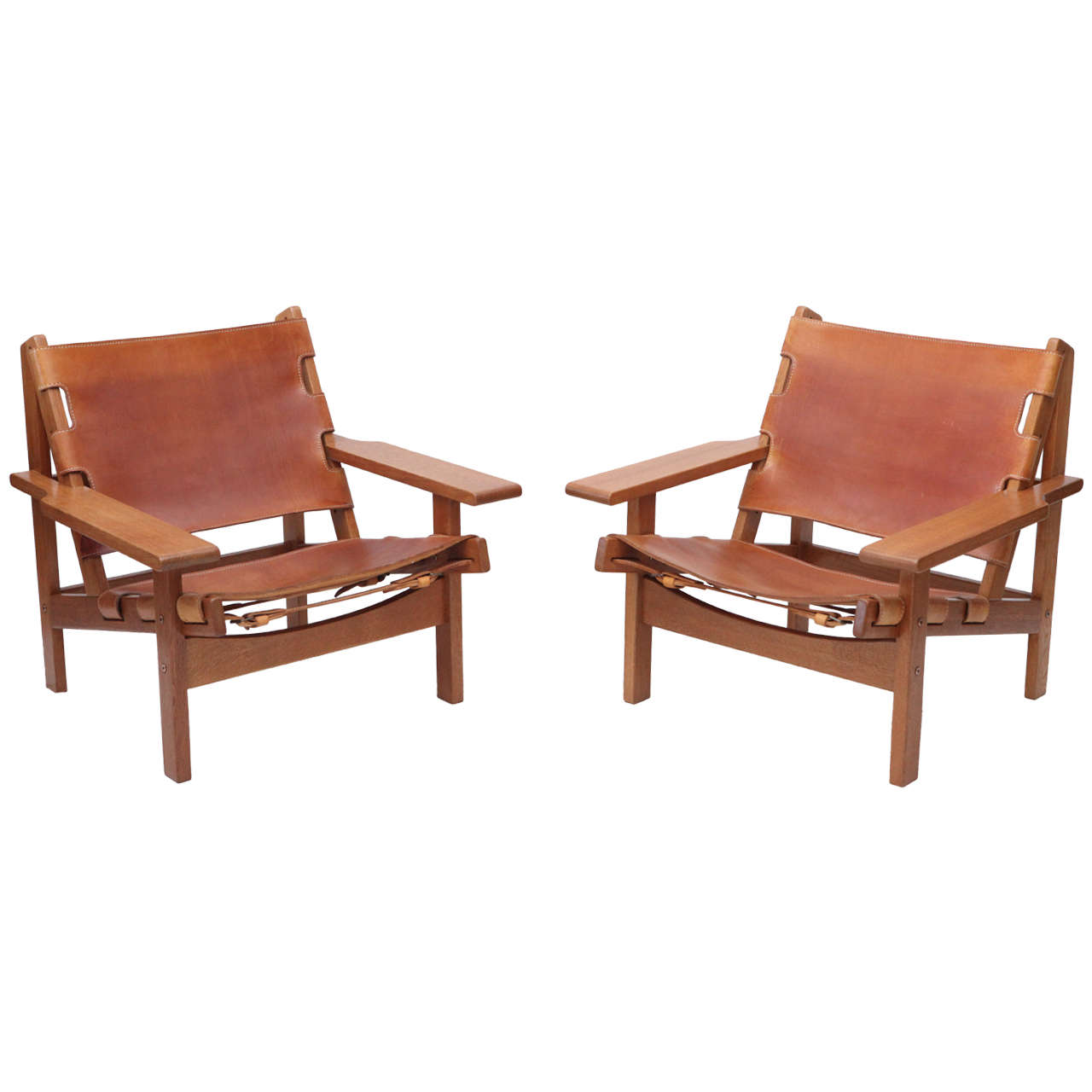 Pair of Erling Jessen "Hunting Chairs"
