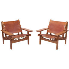 Pair of Erling Jessen "Hunting Chairs"