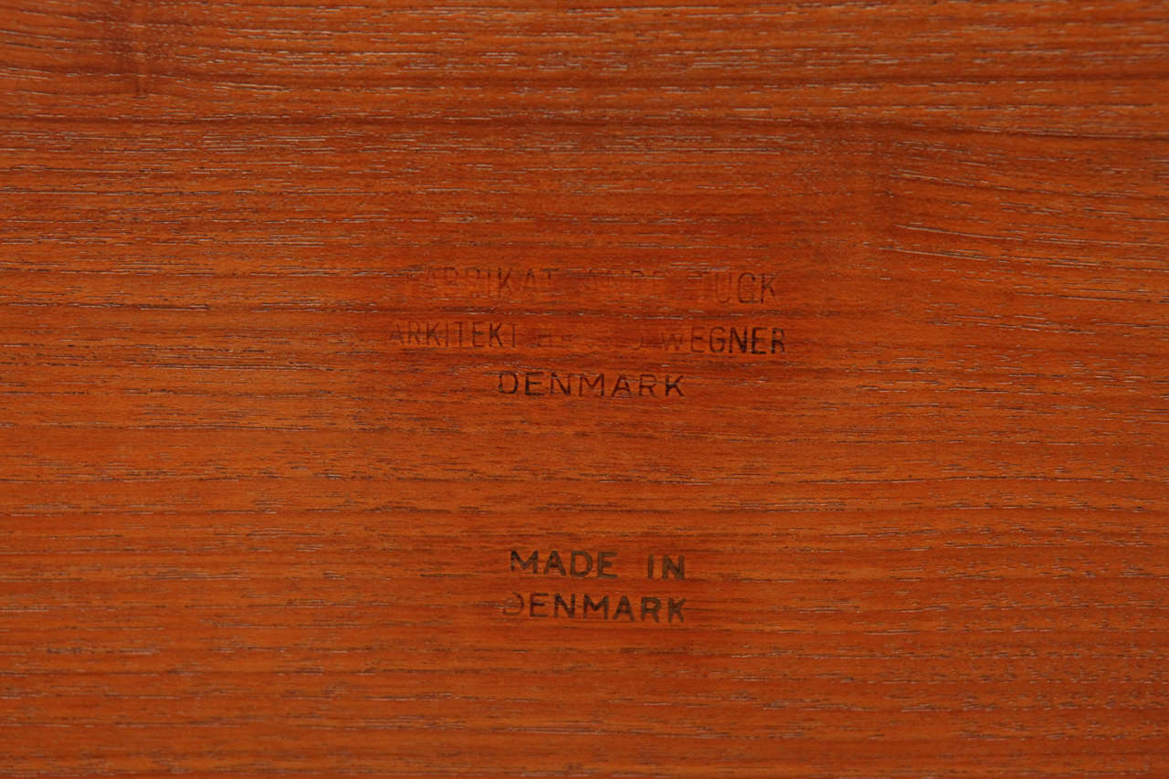Mid-20th Century Hans Wegner Drop Leaf Side Table For Sale