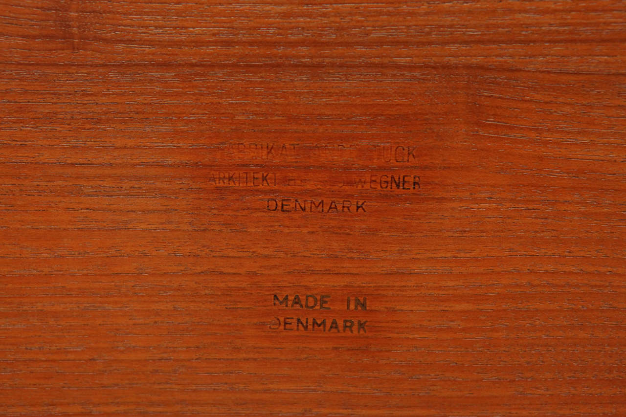 Mid-20th Century Hans Wegner Drop Leaf Side Table