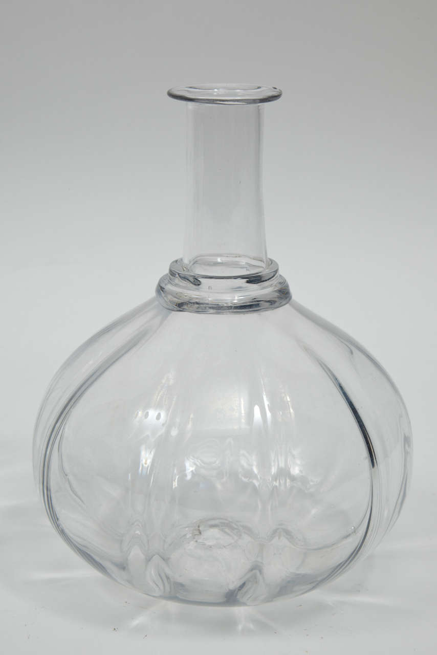 19th Century Swedish Blown Glass Carafes