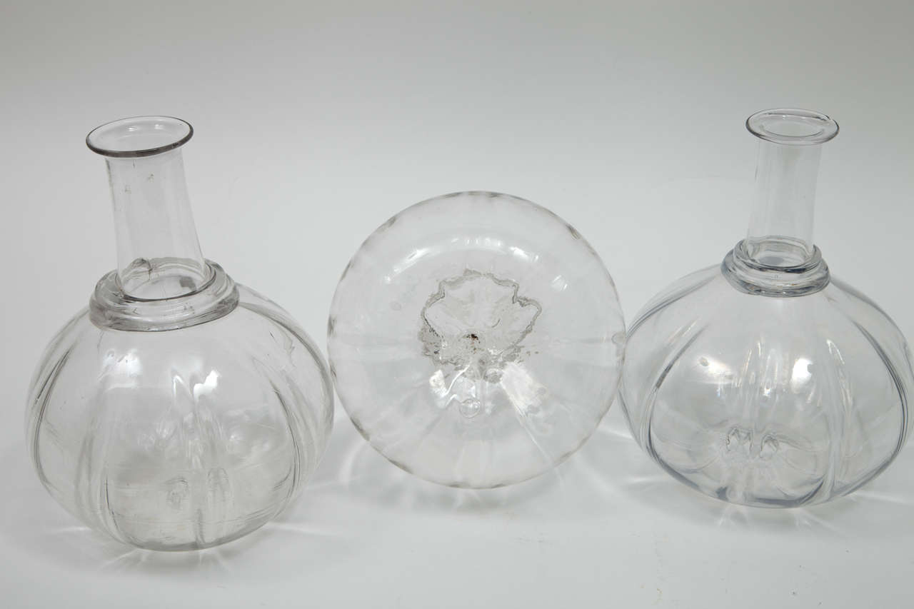 Swedish Blown Glass Carafes 3