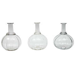 Swedish Blown Glass Carafes