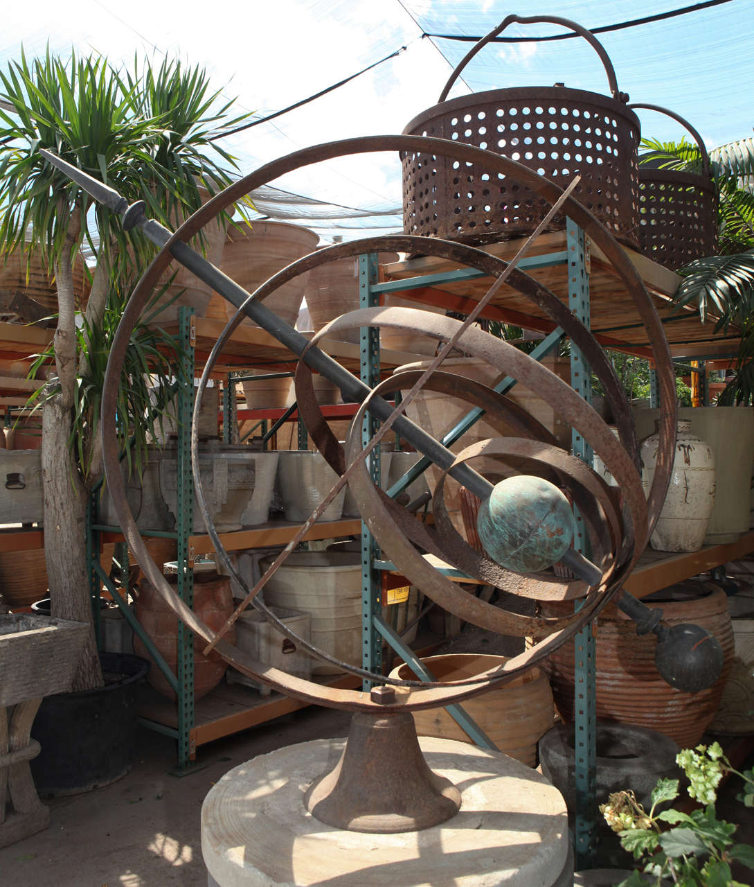 Iron Armillary Sphere For Sale 4