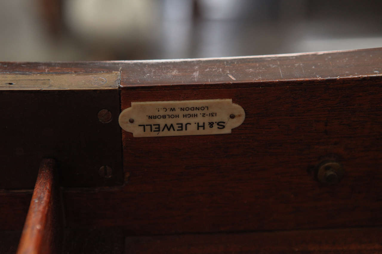 Chippendale Style Two-Pedestal Desk For Sale 1