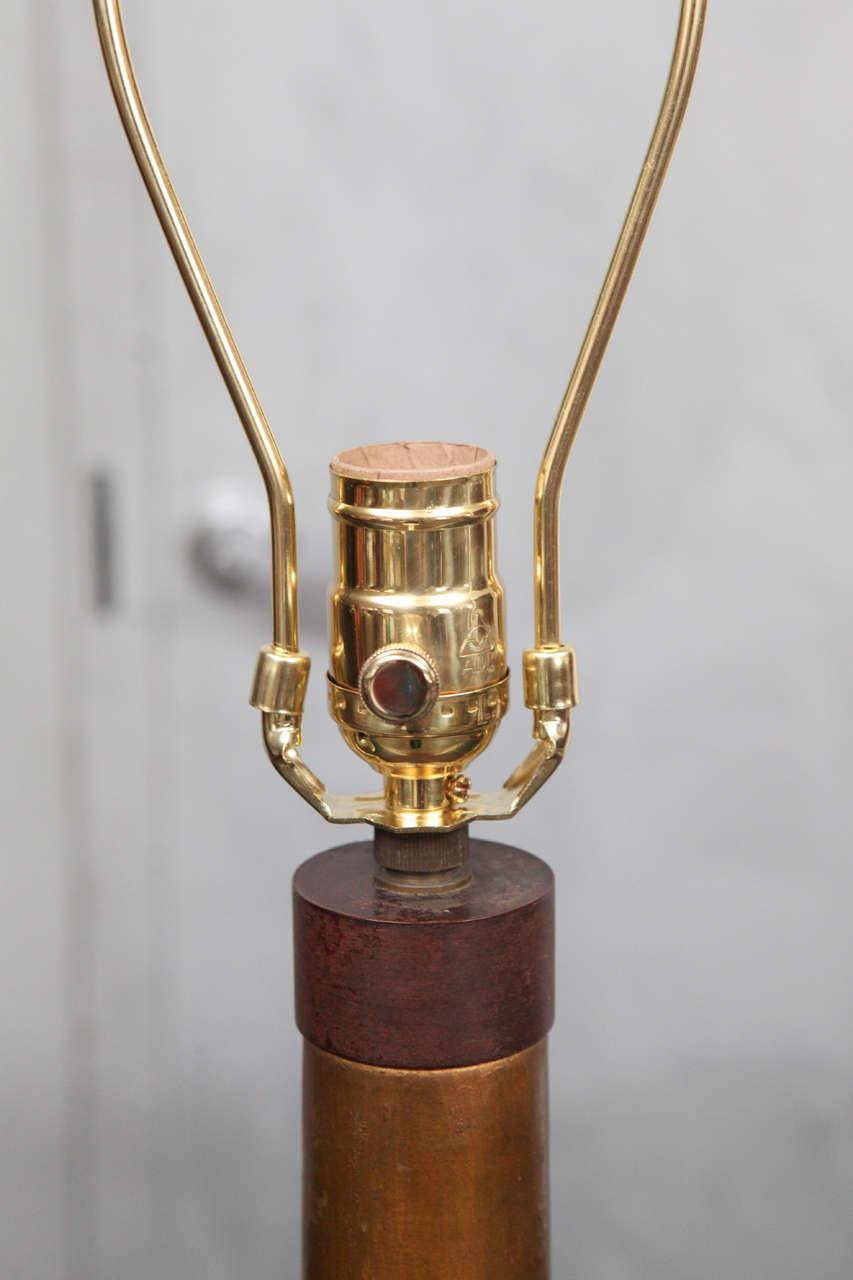 Folk Art Pair of Electrical Insulator Table Lamps