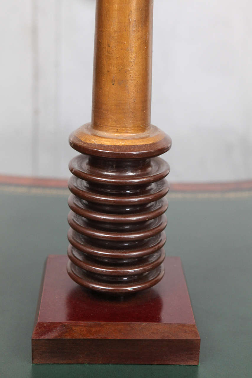 Pair of Electrical Insulator Table Lamps at 1stDibs