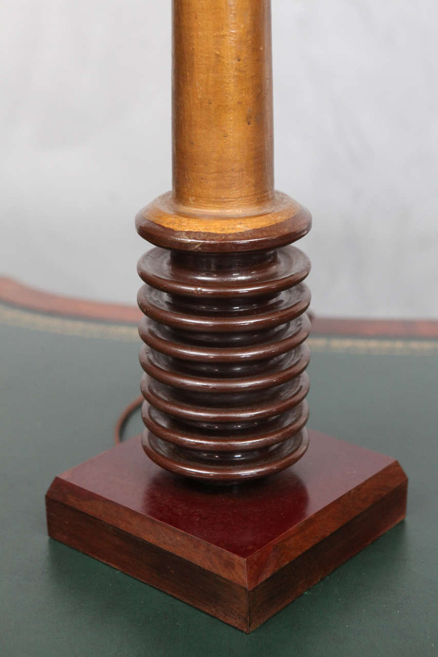 Pair of Electrical Insulator Table Lamps at 1stDibs