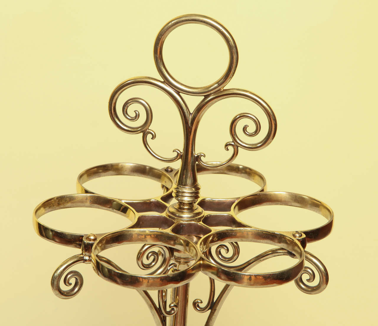 20th Century William Tonks & Son Art Nouveau Brass Umbrella Stand, Birmingham, circa 1900