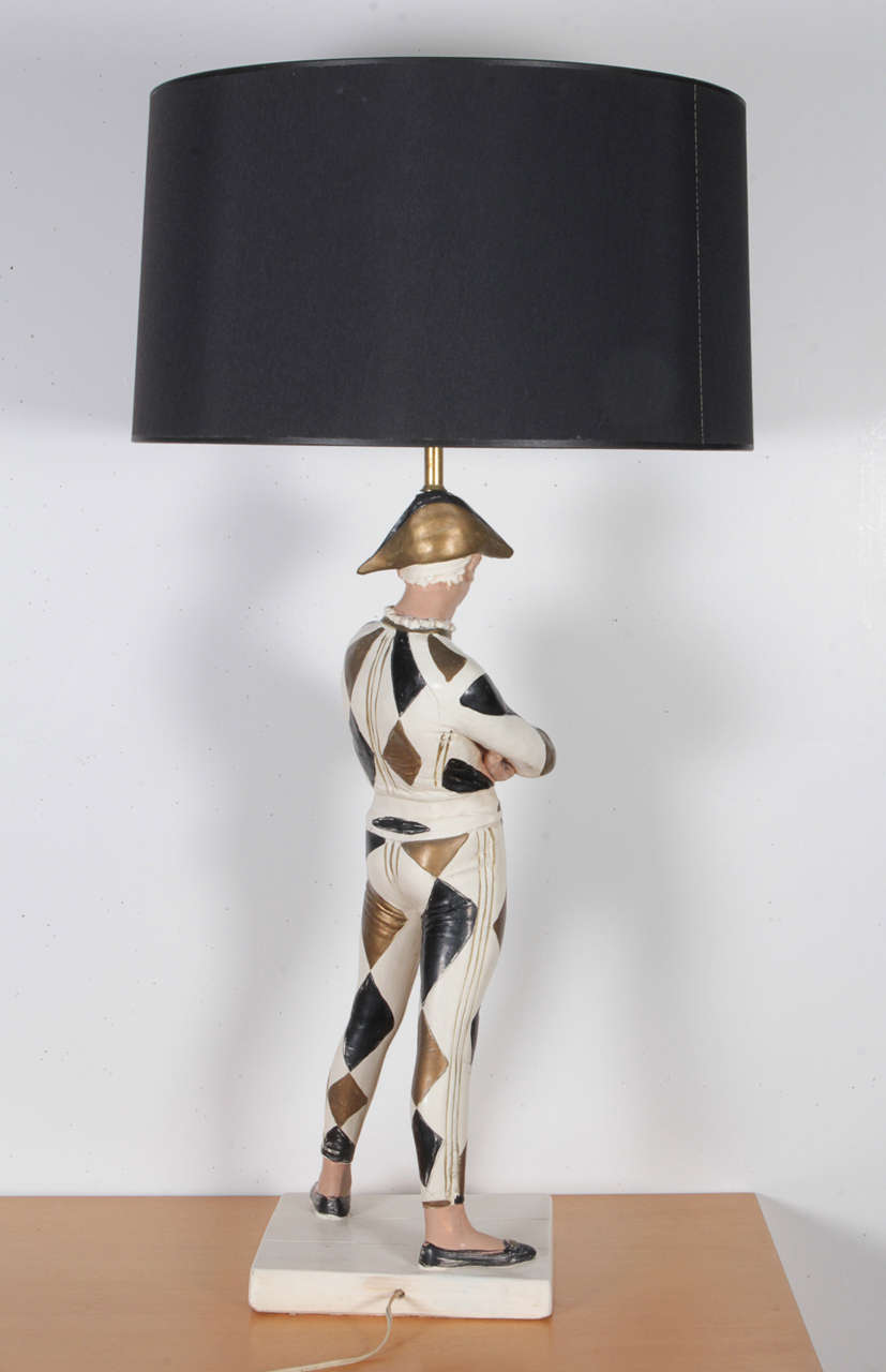 Large Marbro Harlequin Lamp In Good Condition In New York, NY