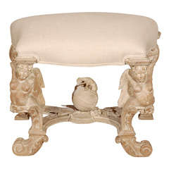 19th Century Renaissance Style Stool