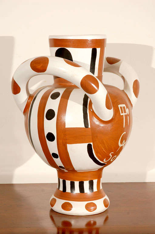 Decorative ceramic vessel by Picasso Edition, # 8 of 50.