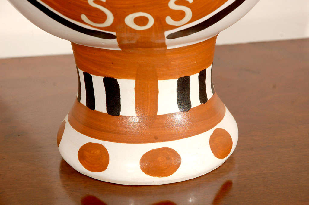 French Decorative Vessel by Picasso Edition
