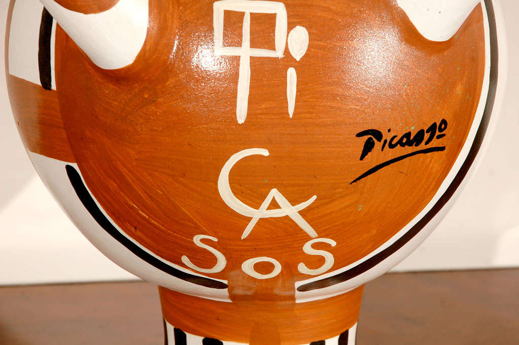Decorative Vessel by Picasso Edition In Excellent Condition In Los Angeles, CA