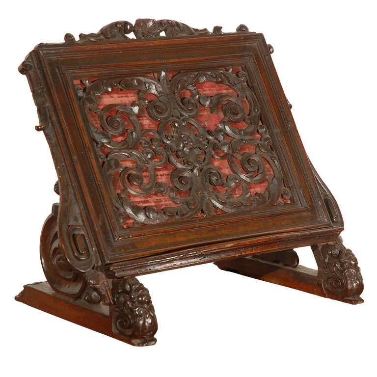 Antique Book Holder at 1stDibs vintage book holder, ornate book stand