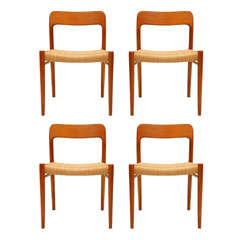 Set of 4 Niels Moller Chairs