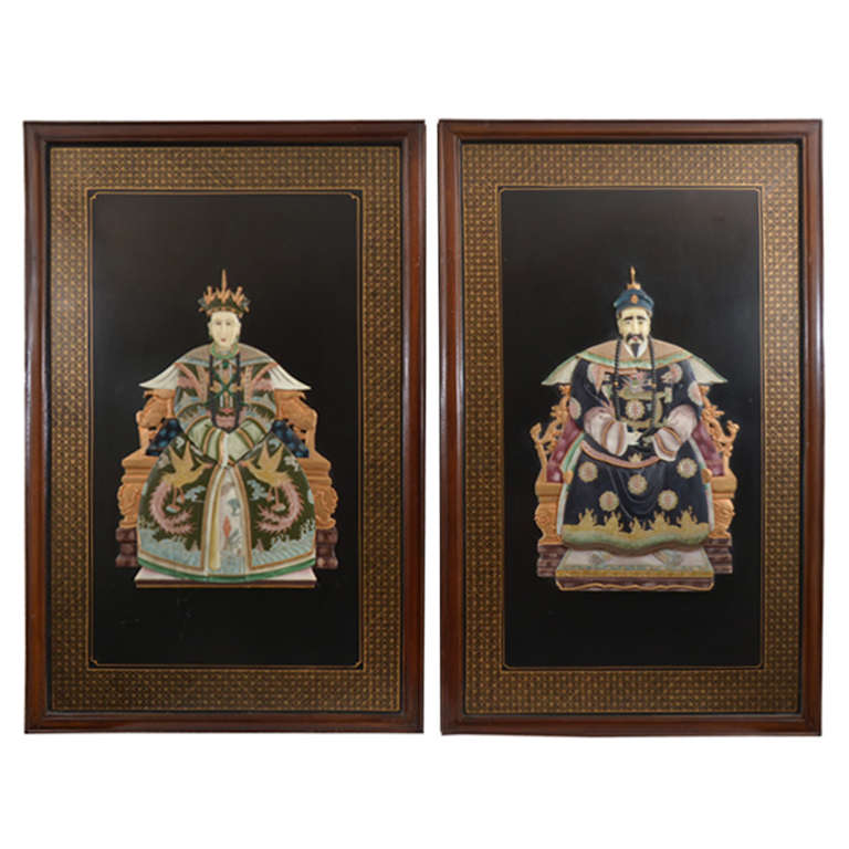 Chinese Ancestral Portraits For Sale