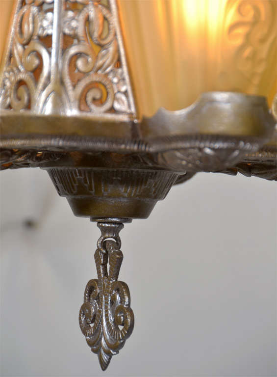 slipper shade chandelier