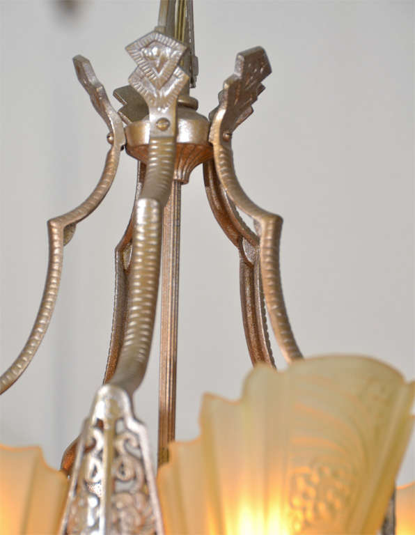 art deco chandelier for sale