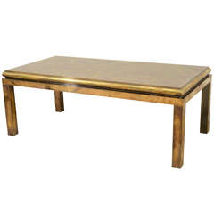 A Jensen Style Rectangular Low Coffee Table.