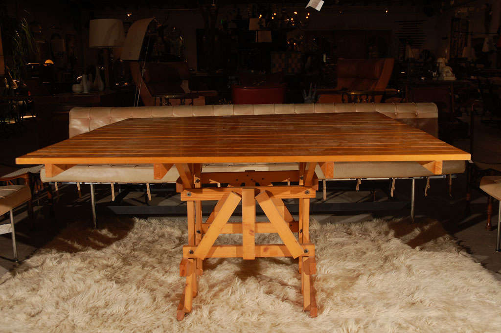 Late 20th Century Driade Enzo Autoprogettato Tavolo Smoutabile Table For Sale