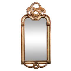 Antique Swedish Gustavian mirror, c. 1785