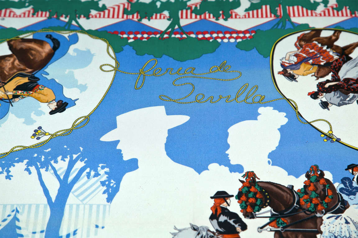 French Silk Hermes Scarf 3