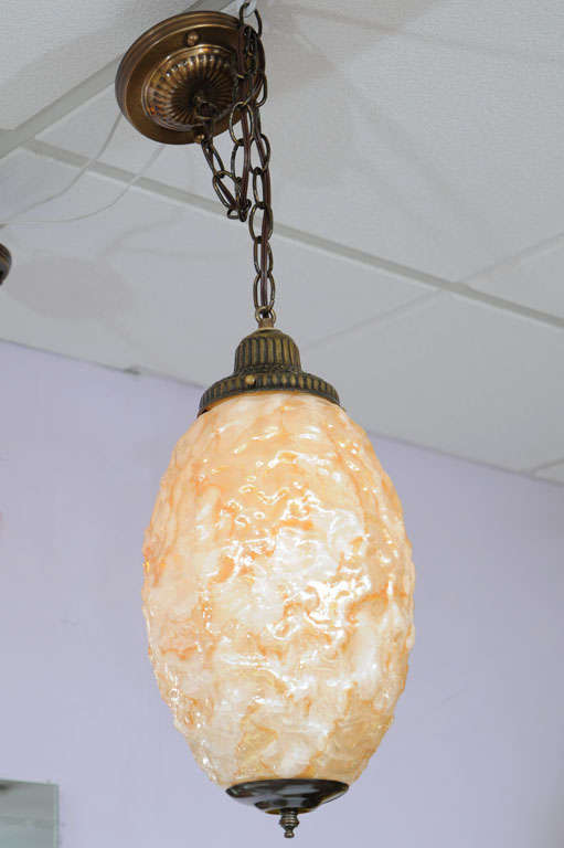 Lava surface, white and cream, textured, suggestions of pink color pebble like surface.
Rare opportunity to purchase this stunning,restored ceiling pendant.
I have to move next door with no capacity to display my stunning ceiling pendants
this is a