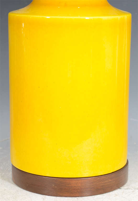 mustard yellow pottery